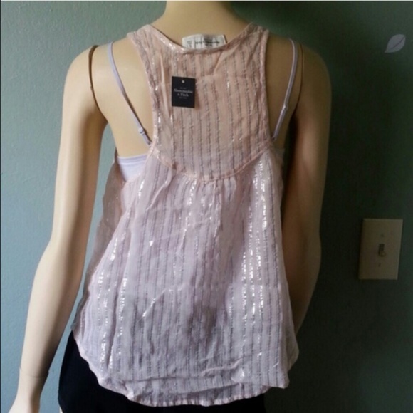 COPY - New Abercrombie Pink Shine Top - Picture 2 of 3
